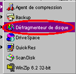 Le Dfragmenteur de Windows 95